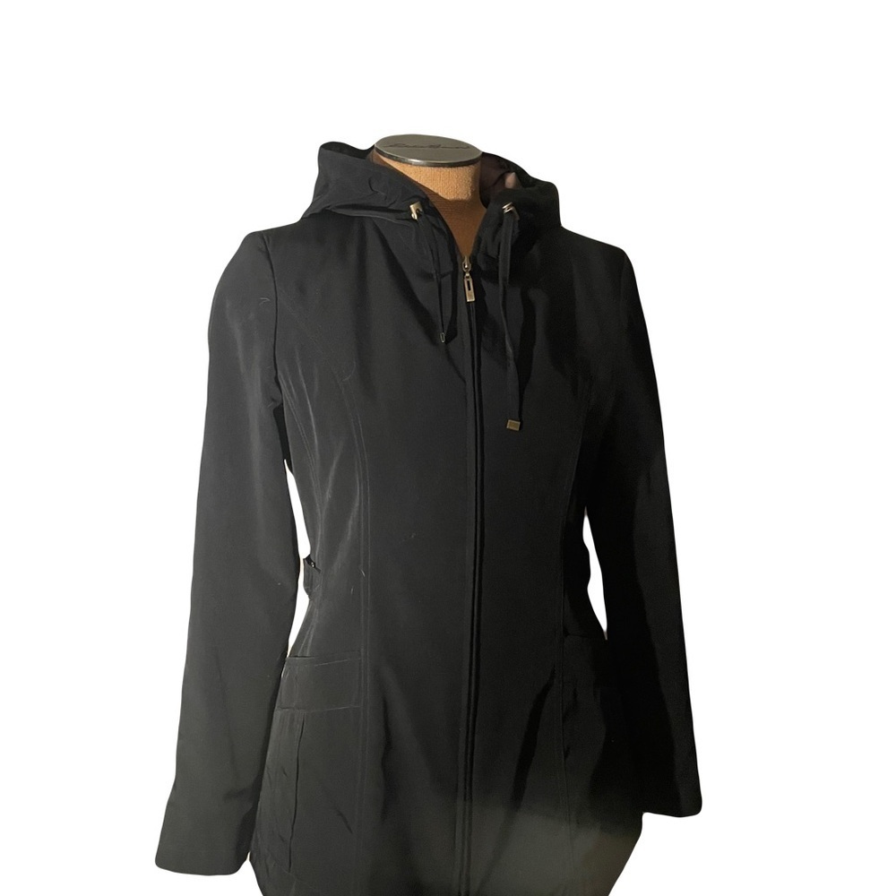 Giacca women’s black jacket with hood size small